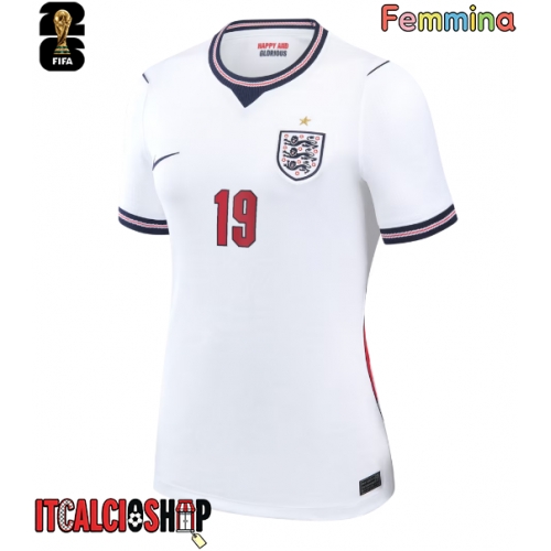 Inghilterra Ollie Watkins #19 Prima Maglia Femmina Mondiali 2026 Manica Corta